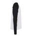 Mens Raglan Contrast Long-sleeve T-shirt Blanc Noir Build Your Brand-3