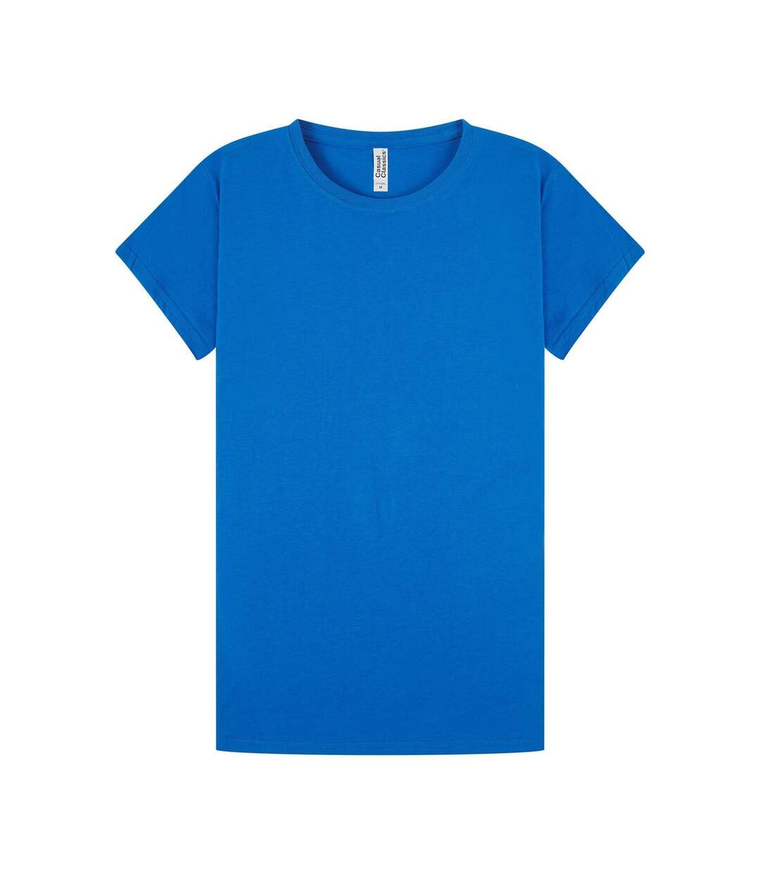 Womens/ladies T-shirt Royal Blue Casual Classic-1