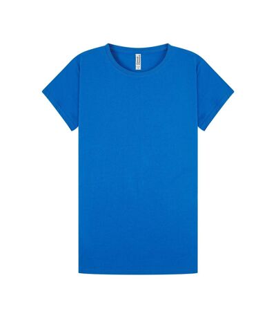 Womens/ladies T-shirt Royal Blue Casual Classic