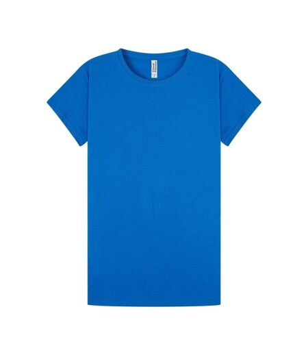 Womens/ladies T-shirt Royal Blue Casual Classic