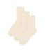Steven - 3 Paires Femme Chaussettes Laine Mi-mollet Respirant Chaudes-1