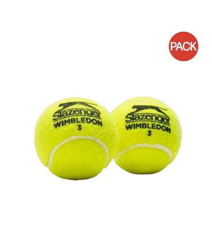 Balles de tennis wimbledon taille unique jaune Slazenger