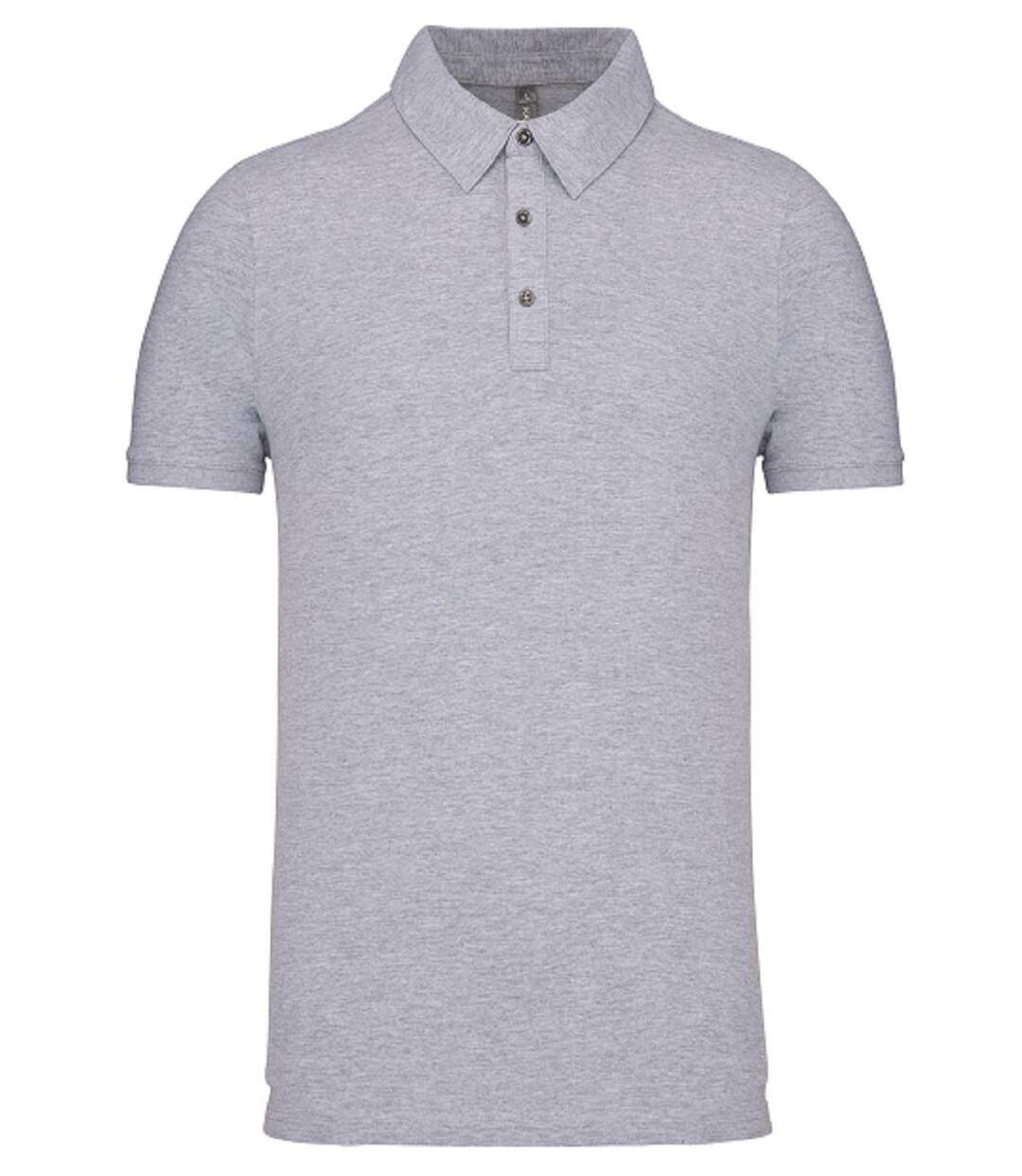 Polo jersey manches courtes - Homme - K262 - gris oxford-1