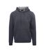 Mens Logo Hoodie Antracite Aquascutum-1