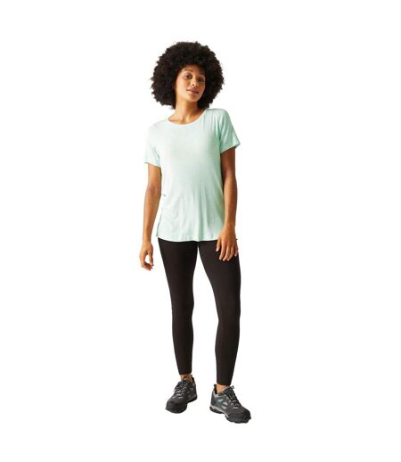 T-shirt ballyton femme turquoise délavé Regatta