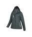 Womens/ladies Bracken Extreme 3 In 1 Waterproof Jacket Khaki Green Mountain Warehouse-3