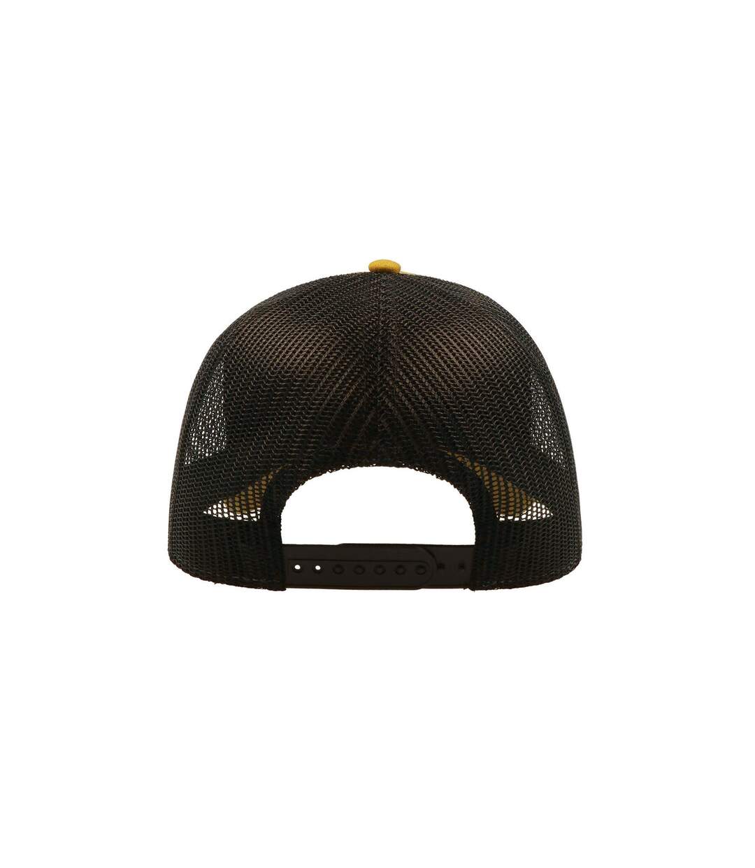 Casquette style trucker rapper mixte jaune foncé / noir Atlantis