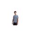 Haut De Sport Uni Manches Courtes Landford Homme Bleu Gris Trespass-1