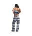 Bas De Pyjama Motif/style Renne Femme Bleu Marine Skims-3