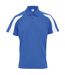 Mens contrast polo shirt royal blue/arctic white AWDis Cool-1