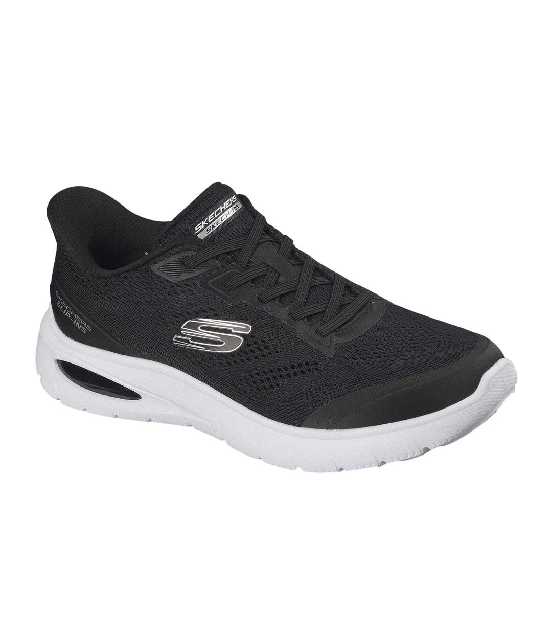 Mens Slipair Sum Trainers Black Skechers-1