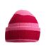 Bonnet Vrai Rose Rouge Classique Beechfield-1