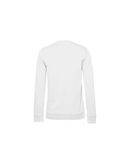 Womens/ladies Set-in Sweatshirt White B&C