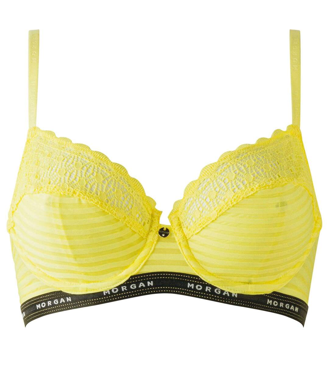 Soutien-gorge à armatures jaune Lily