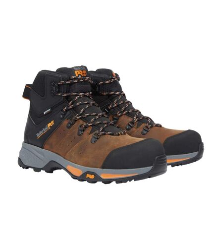 Mens switchback safety boots dark brown Timberland Pro