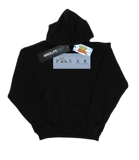 Disney Womens/Ladies Toy Story 4 Duke Caboom Pixar Studios Logo Hoodie (Noir) - UTBI15275