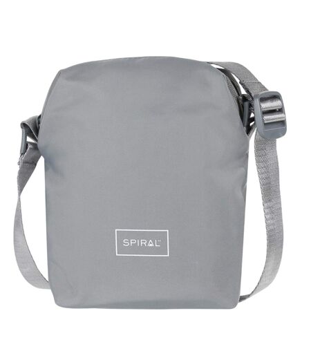 Rectangle Crossbody Bag One Size Charcoal Spiral