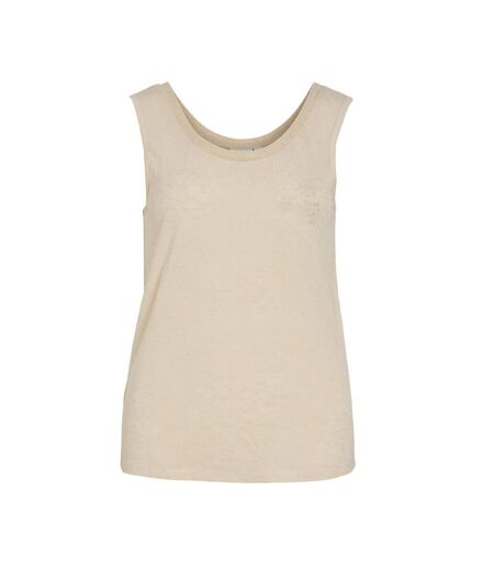 Débardeur beige femme vila vigaelle