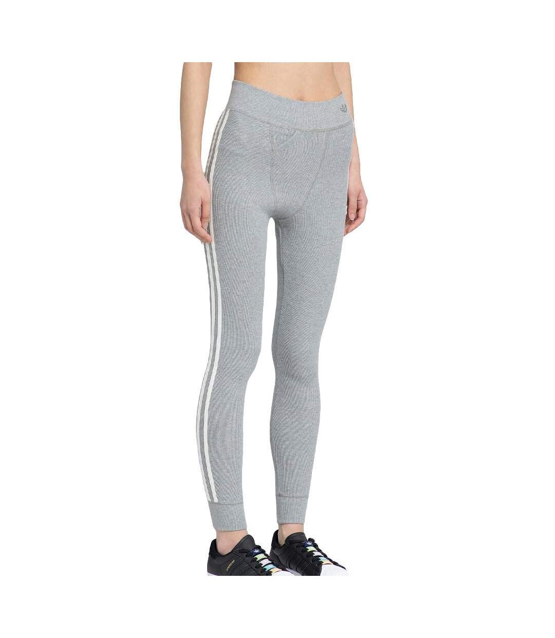 Legging Gris Femme Adidas Waffle - 14A-1