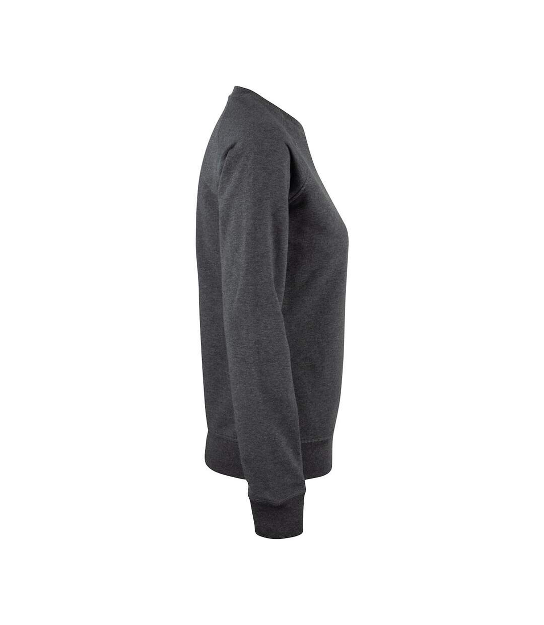 Sweat Premium Femme Anthracite Chiné Clique-4