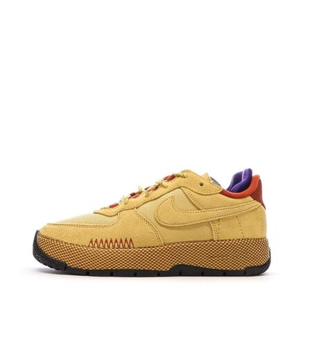 Baskets jaunes femme nike air force 1 wild