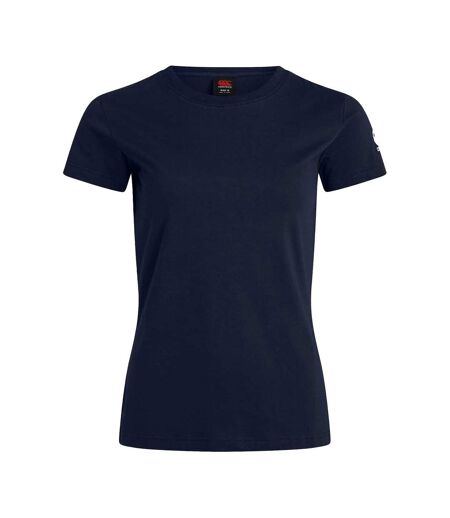 T-shirt Motif/style Logo Brodé Club Femme Bleu Canterbury