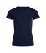 T-shirt Motif/style Logo Brodé Club Femme Bleu Canterbury-2