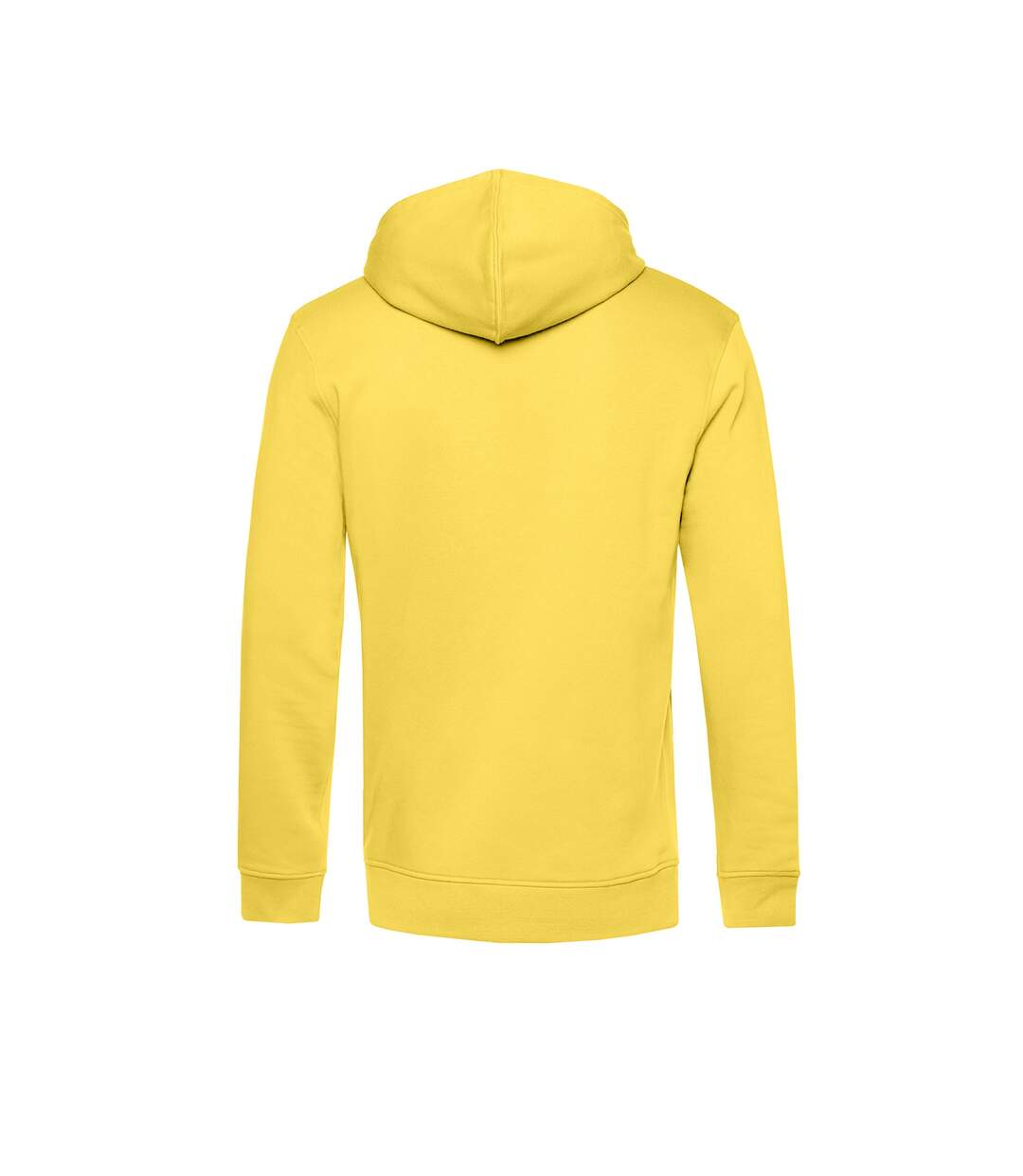 B&C Mens Organic Hooded Sweater (Yellow Fizz)