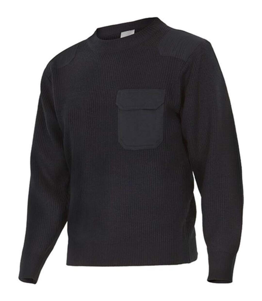 Pull col rond - Homme - VL100 - noir-1