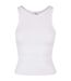 Débardeur Femme Blanc Build Your Brand-1