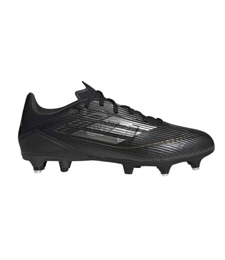 Mens F50 League Soft Ground Football Boots Black Silver Adidas