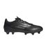Mens F50 League Soft Ground Football Boots Black Silver Adidas-4