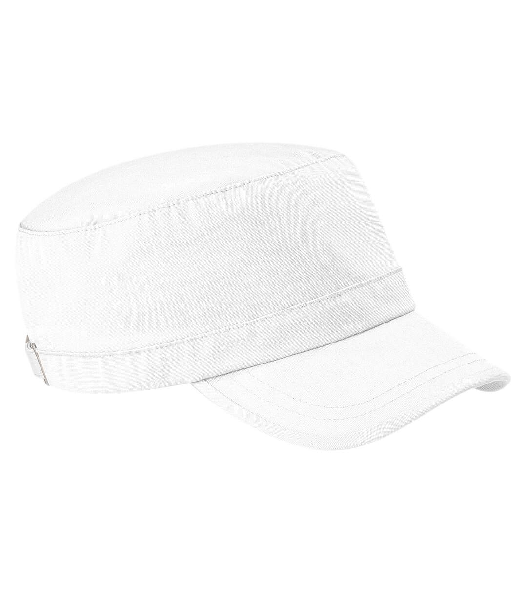 Casquette armée 100% coton adulte unisexe blanc Beechfield-1