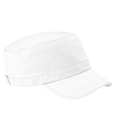 Casquette armée 100% coton adulte unisexe blanc Beechfield