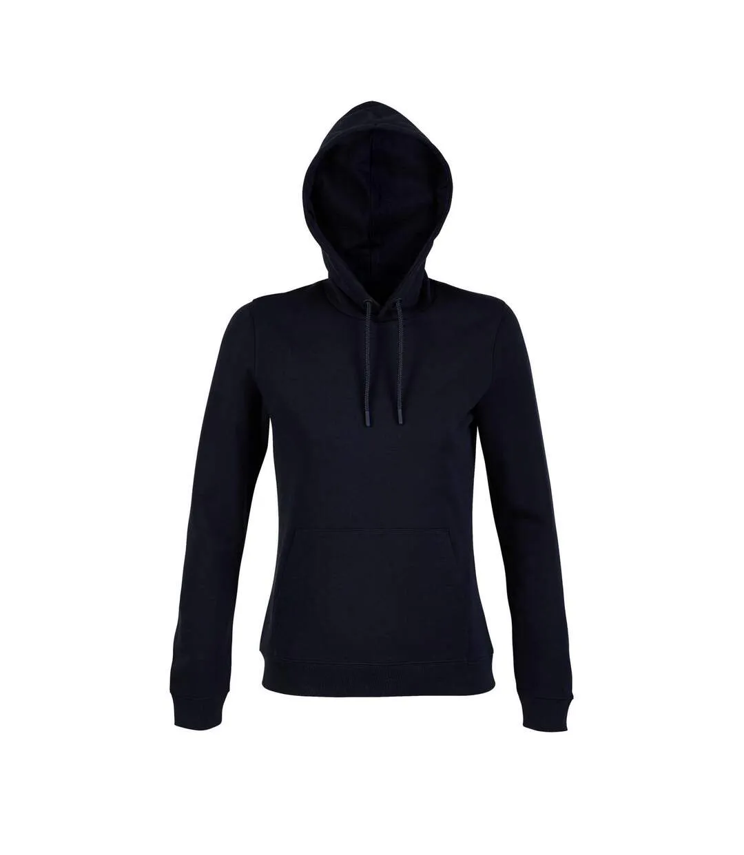 Womens/ladies Nicholas French Terry Hoodie Night Blue NEOBLU-1