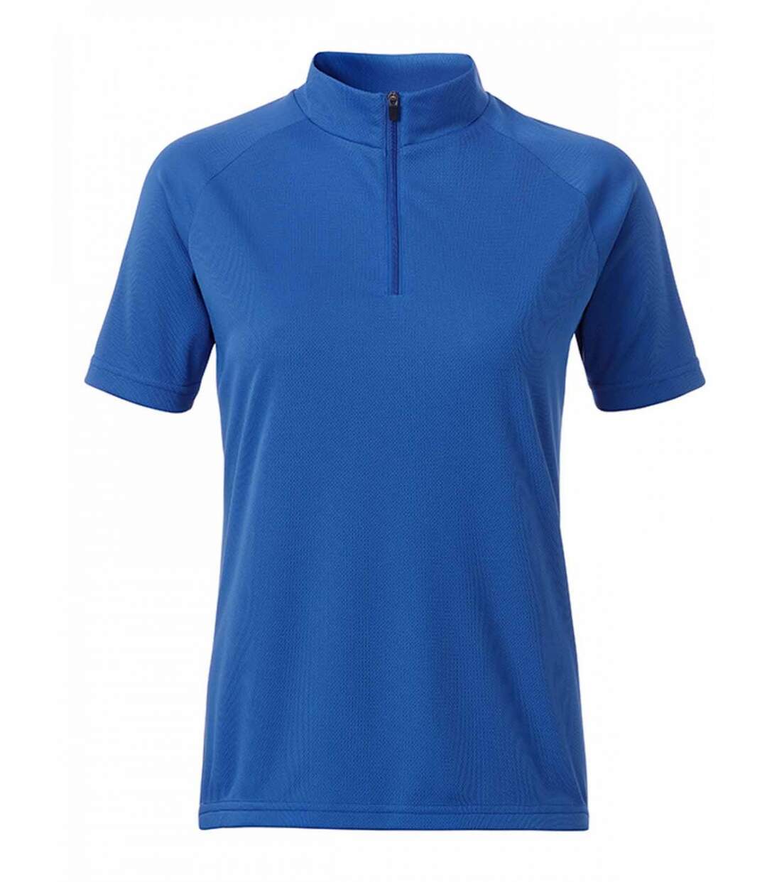 maillot cycliste zippé - FEMME - JN511 - bleu roi-2