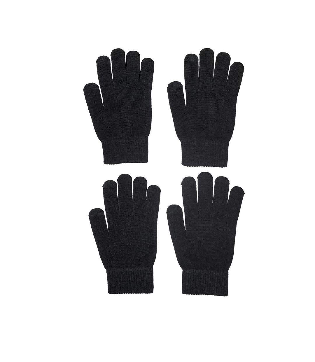 Gants noir femme only magic-1