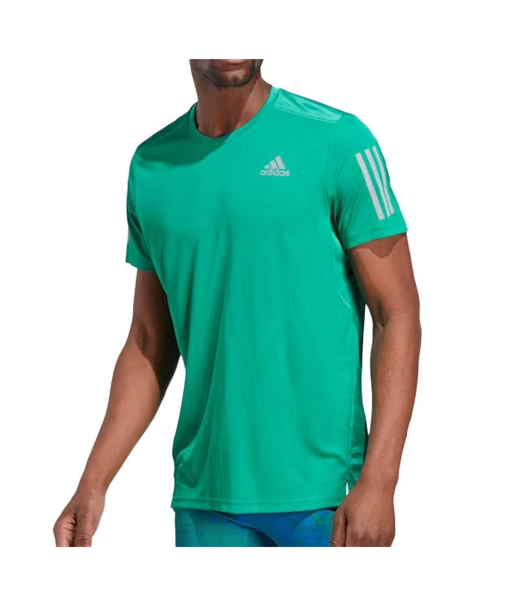 T-shirt Vert Homme Adidas Own The Run - L