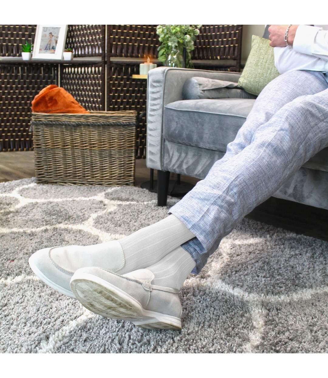 Sock Snob - Chaussettes habillées côtelées coton uni homme - 6 paires-4