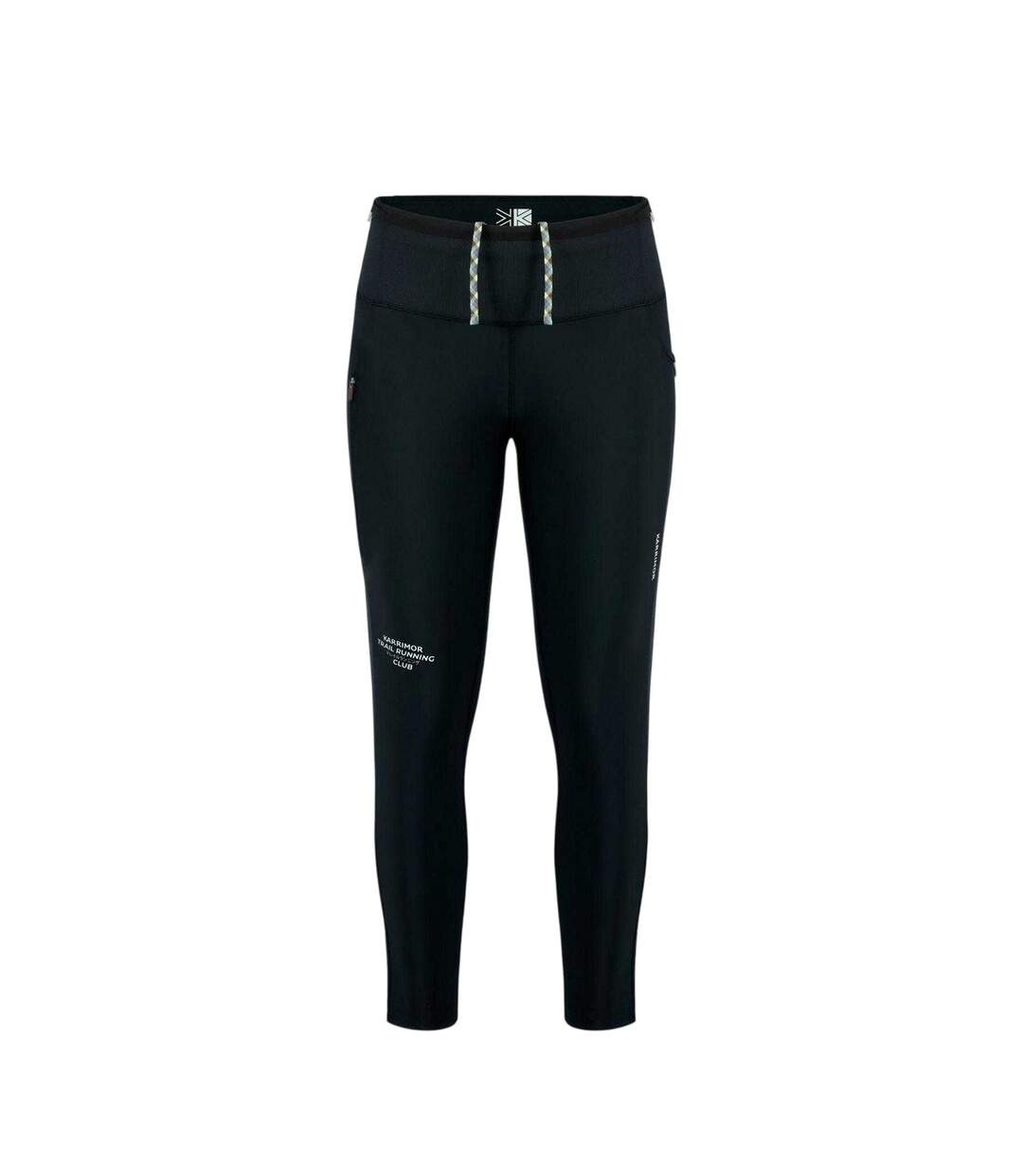 Womens/ladies Trail Zip Pocket Fitted Leggings Black Karrimor-1