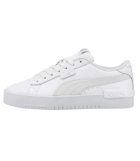 Womens/ladies Jada Platform Trainers White Puma
