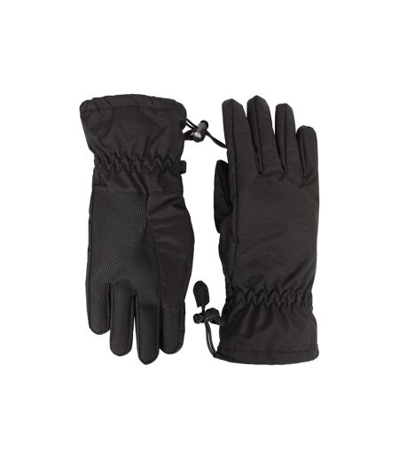 Mountain Warehouse Womens/Ladies Classic Waterproof Gloves (Black)