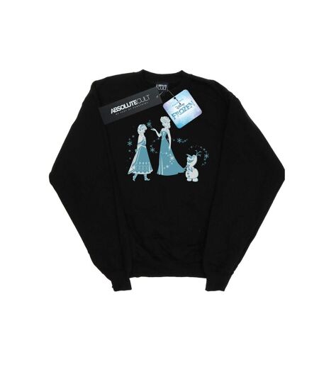 Disney - Sweat FROZEN MAGIC SNOWFLAKES - Femme (Noir) - UTBI19089
