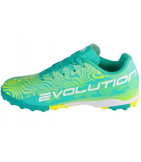 Childrens/kids Evolution Trainers Blue Yellow Joma