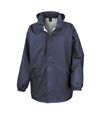 Result Mens Core Midweight Waterproof Windproof Jacket (Navy Blue)