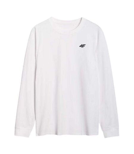 T-shirt Manches Longues Wmm00tlonm432 Homme Blanc 4F
