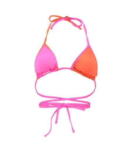 Haut De Maillot De Bain Motif/style Triangle Femme Rose Puma