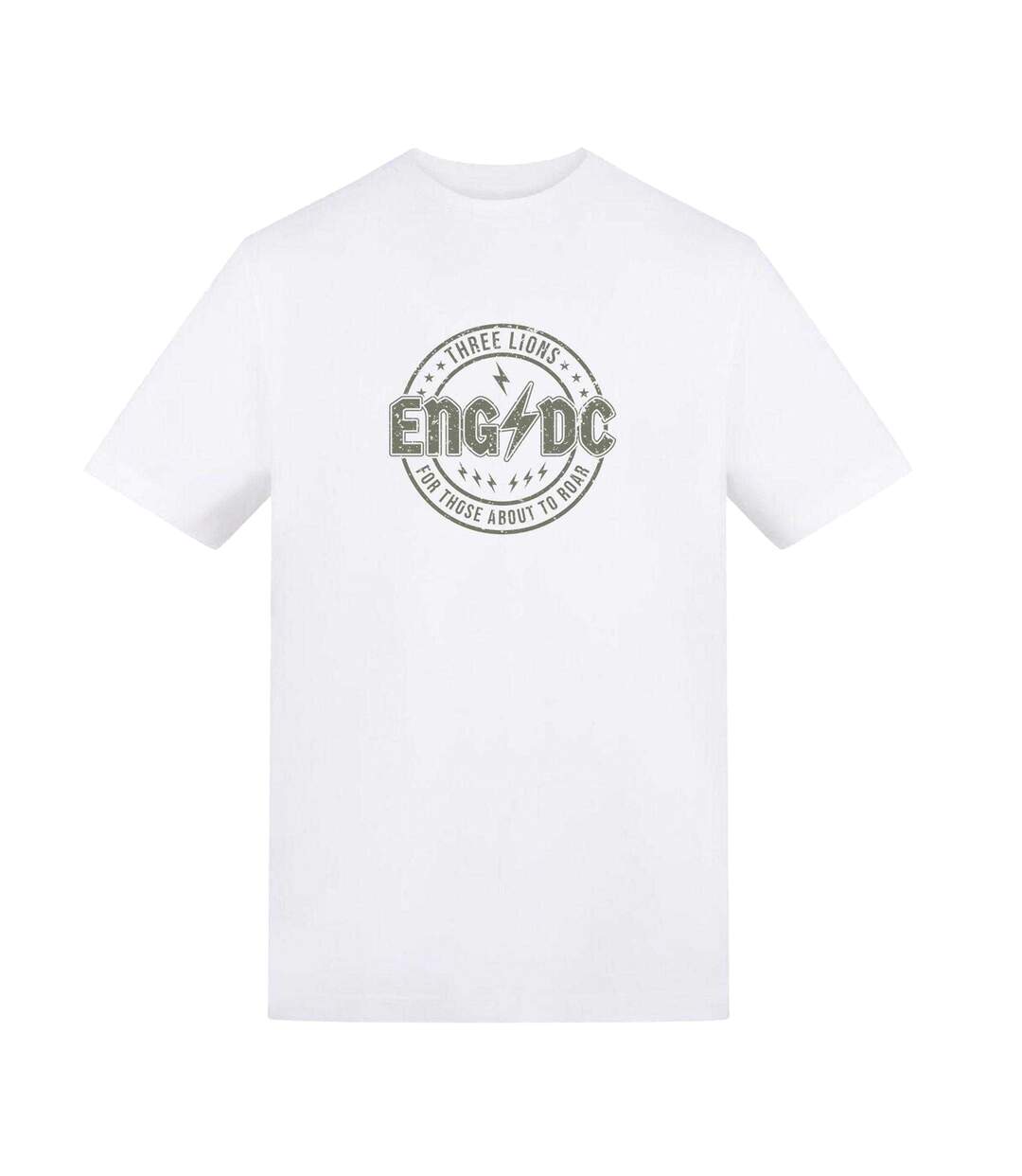 T-shirt Motif/style Angleterre Three Lions Club Homme Blanc AWD-1