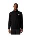 Mens Crest Full Zip Fleece Jacket Black The North Face-1