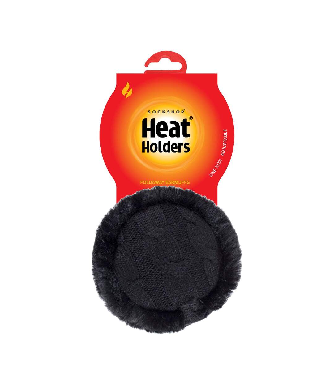 Heat Holders - Ladies Winter Knitted / Faux Fur Cold Weather Ear Muffs-2